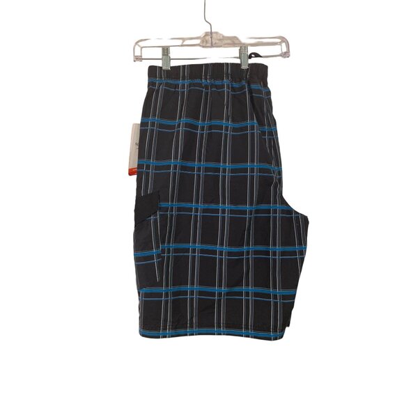 Speedo Mens Black Plaid Swim Shorts XXL - Picture 8 of 8